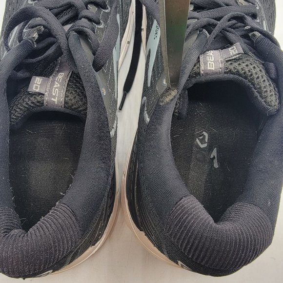 Brooks Beast 20 Shoes Mens 9 Wide Black Athletic Running Walking Sneaker - Picture 8 of 12